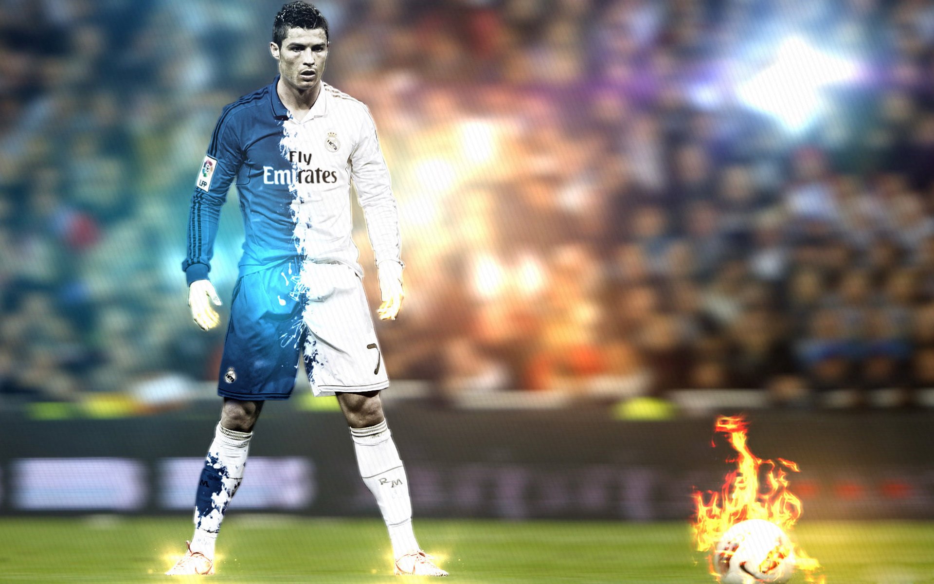 球迷狂欢夜：球场变成了欢乐的海洋，球迷疯狂庆祝照片